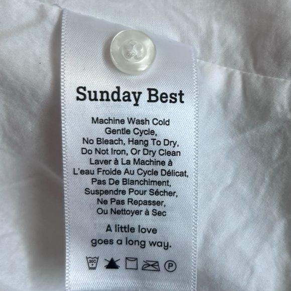 Aritzia Sunday Best White Eyelet Lace High A-Line Dress- Size 6 - Picture 7 of 10